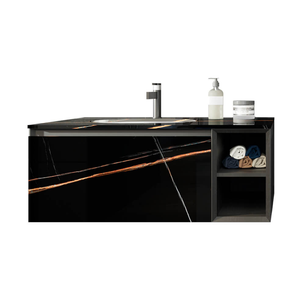 тумба с умывальником orans bc-v8101-1000 lauren gold rock