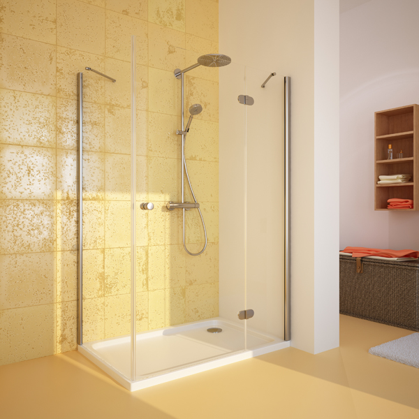 душевой уголок gutewetter lux rectan gk-103 120x100 (позолота)