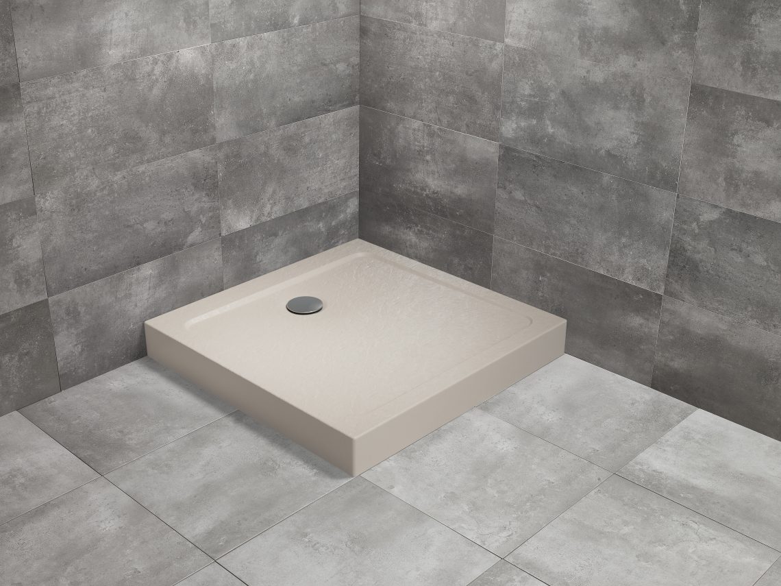 душевой поддон radaway doros c compact stone cashmere 100x100 кашемир