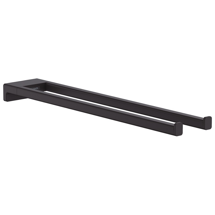 держатель полотенец hansgrohe addstoris 41770670 черный матовый