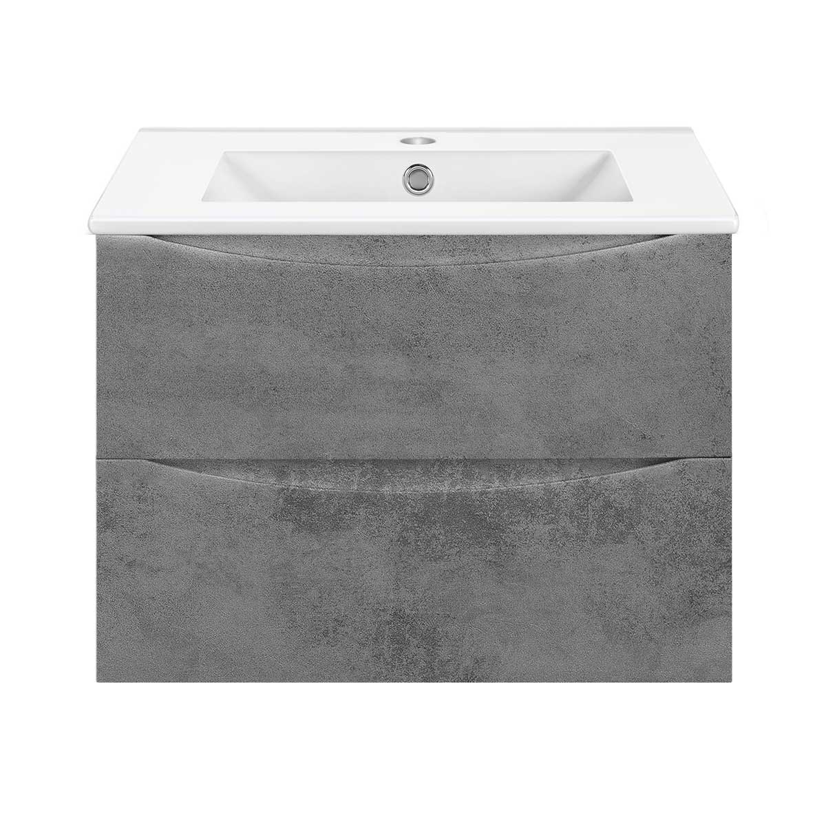 тумба подвесная vincea mia slim 700 beton vmc-2mc700s1bt бетон