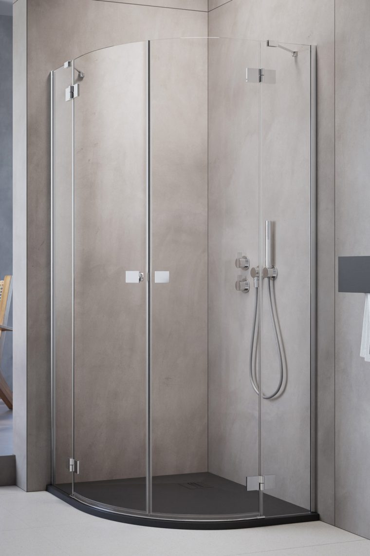 душевой уголок radaway essenza pdd 90x90 прозрачное/хром