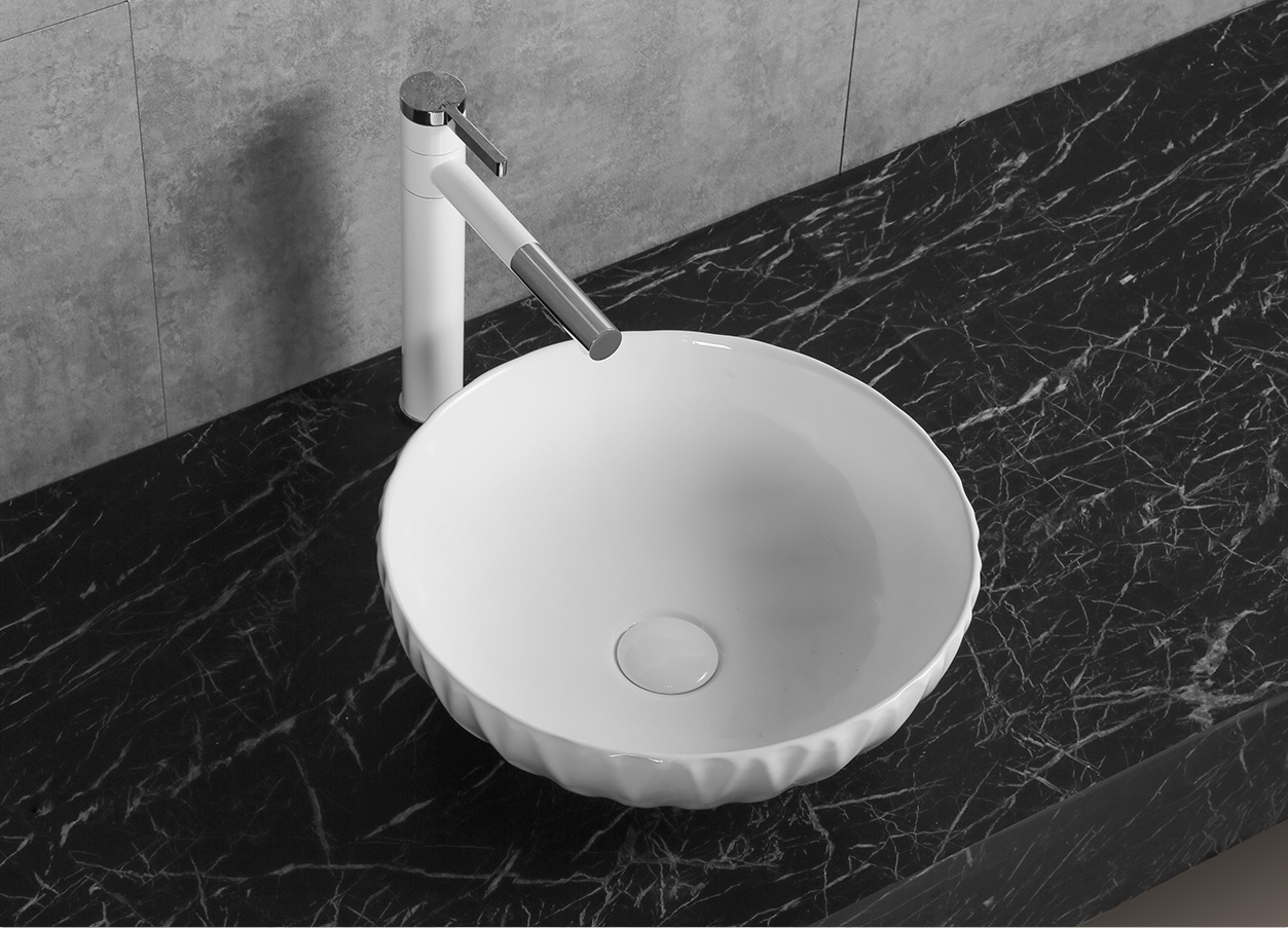 умывальник накладной cerutti spa cr3301b 40x40 белый