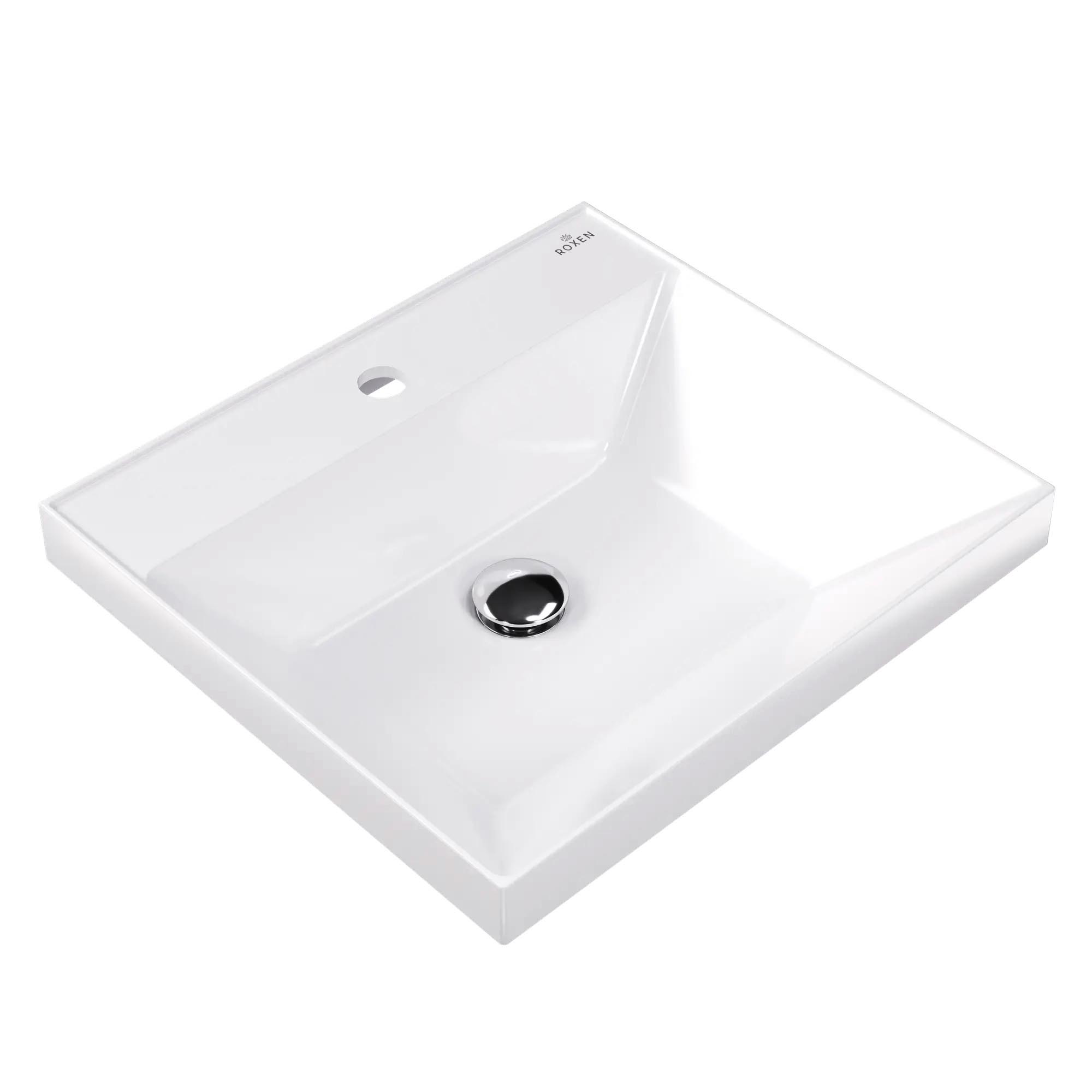 умывальник roxen mila 50x45 белый