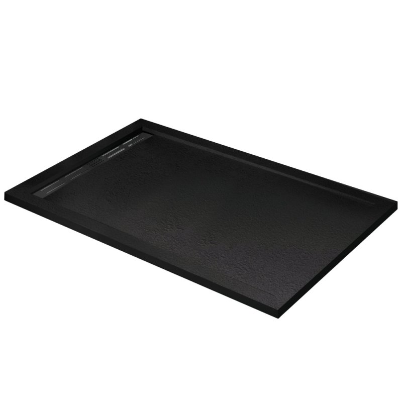 душевой поддон cezares tray-as-ah-120/90-30-nero 120x90 без сифона, черный