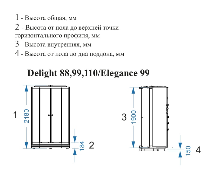 Душевая дверь GuteWetter Lux Door GK-601 60 (хром) фото 10 душевая дверь gutewetter lux door gk-601 60 (хром) фото 10