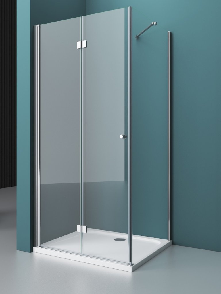 душевой уголок belbagno albano-ash-1-70/90-c-cr 70x90 стекла прозрачные, профиль хром