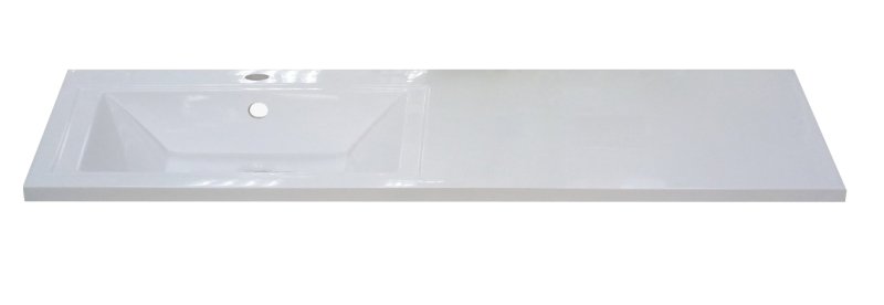 умывальник misty гавана 119x49 мебельный (на стиральную машину) левый