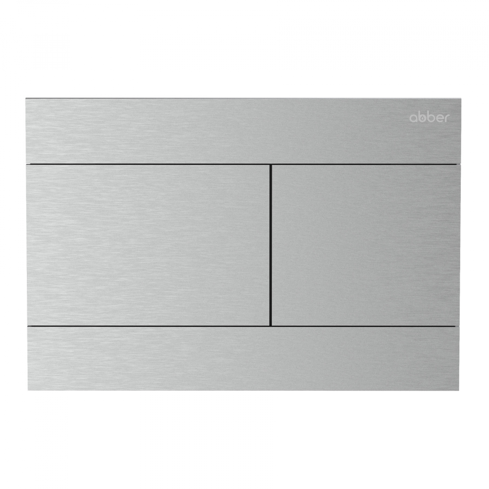 клавиша смыва abber ac0127mch матовый хром