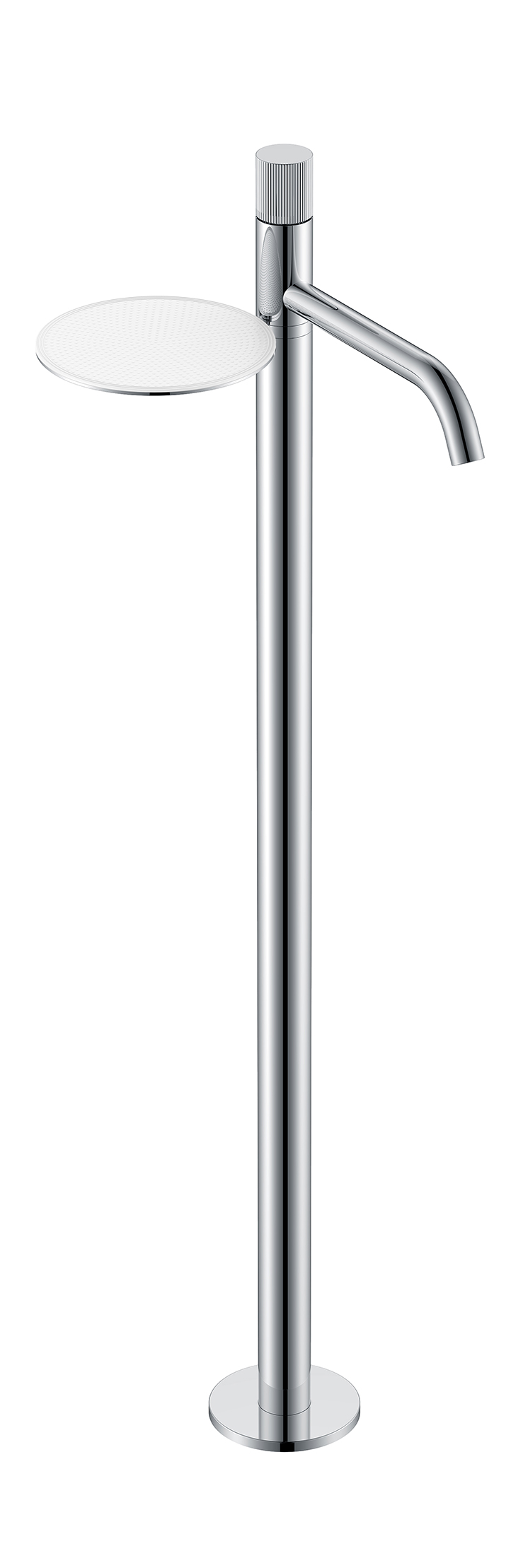 смеситель напольный boheme stick chrome 120-crcr.3 хром (ручка linea)
