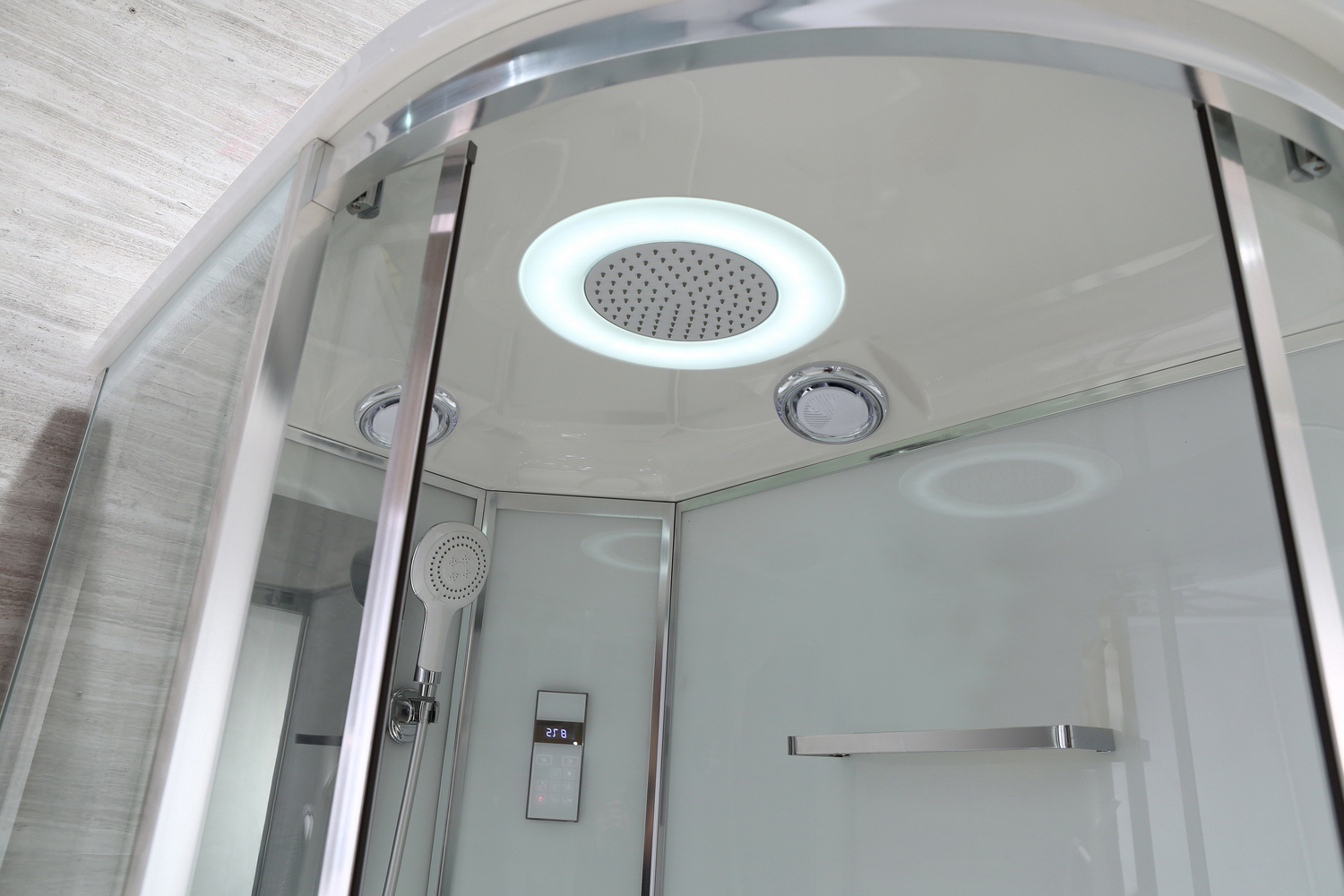 Душевой уголок Gutewetter Shape Round GK-864A 90x90 (хром/стекло матовое) фото 67 душевой уголок gutewetter shape round gk-864a 90x90 (хром/стекло матовое) фото 67