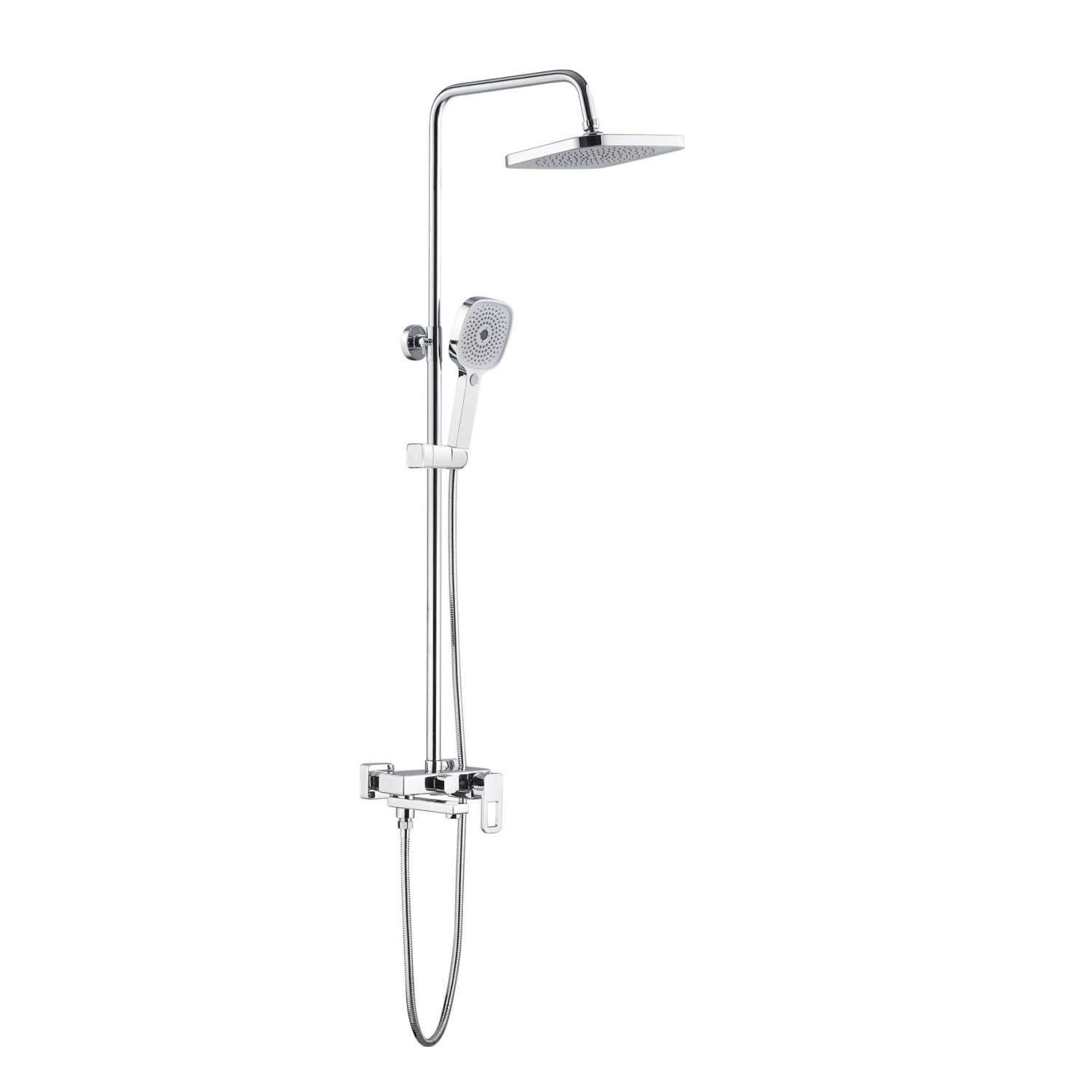 душевая стойка shevanik s8236 хром