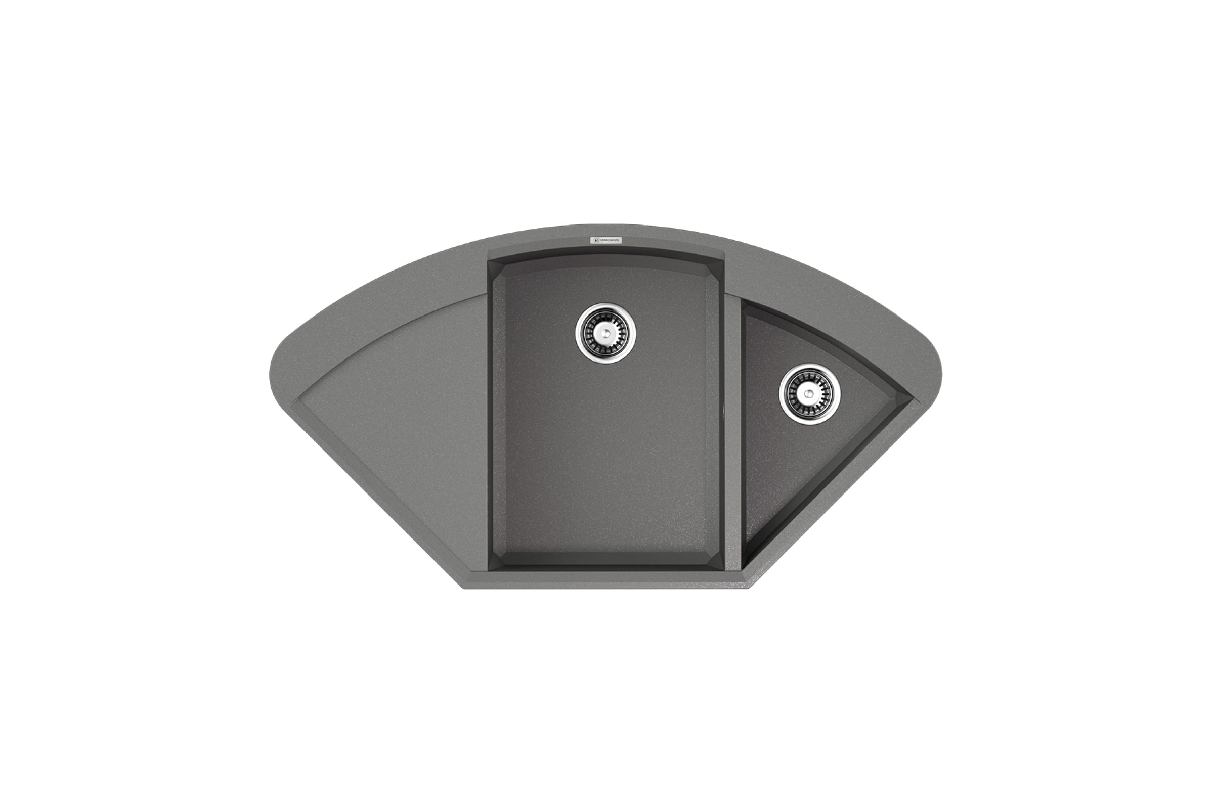 кухонная мойка omoikiri sakaime 105c-gr 105,7x57,5 leningrad grey