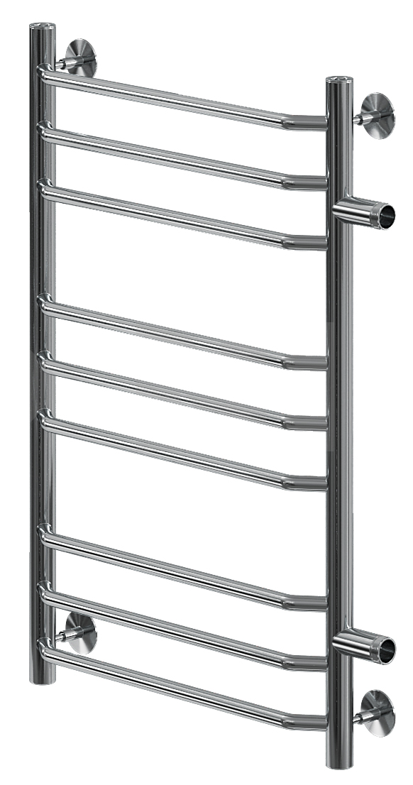 полотенцесушитель водяной nika trapezium лт (г2) 80/50 с боковым подключением (м/о 50 см)