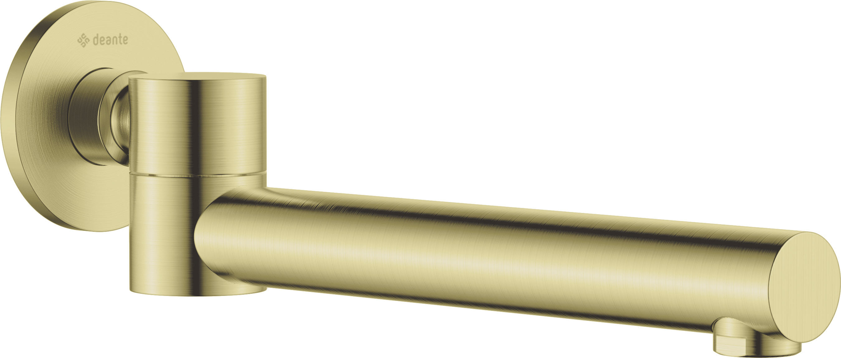 излив для ванны deante cascada gold br nac_r87k брашированное золото