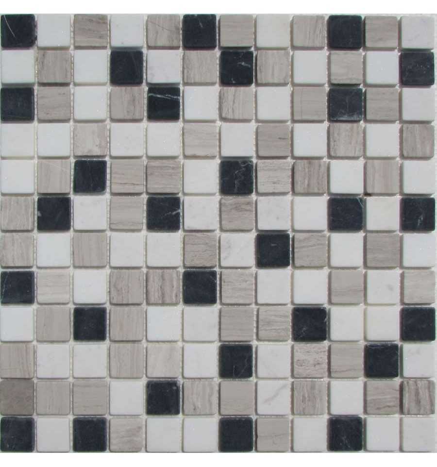 мозаика fk marble mix black grey 23-4t 30 х 30