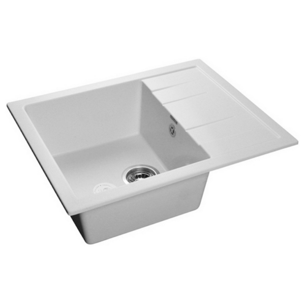 мойка кухонная granfest gf - q650l иней