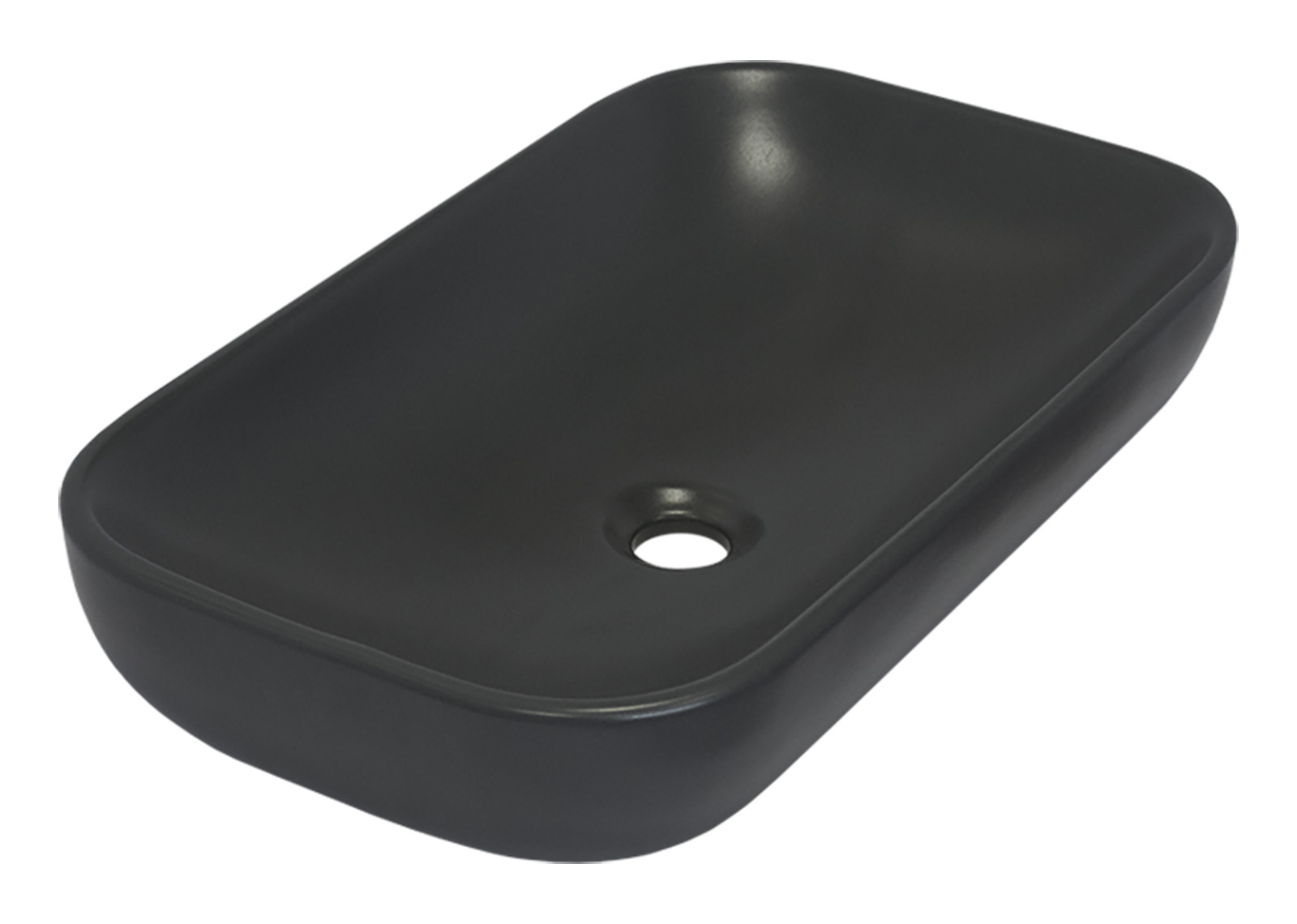 умывальник накладной sanita luxe infinity 60x36 серый