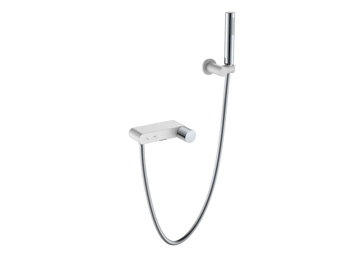 смеситель для ванны boheme stick diamond 123-wcr.2 white chrom
