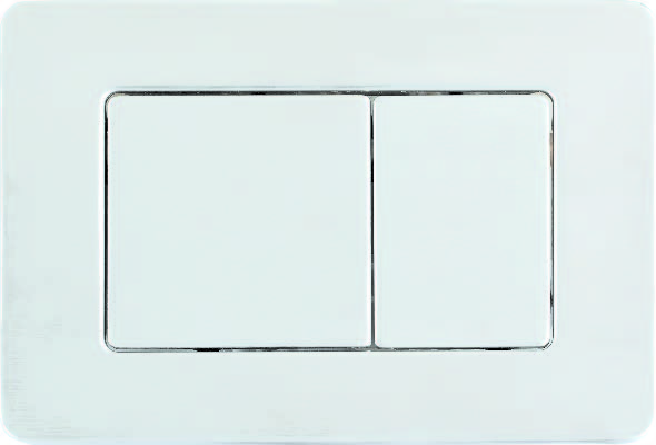 кнопка смыва boheme matt white 650-mw