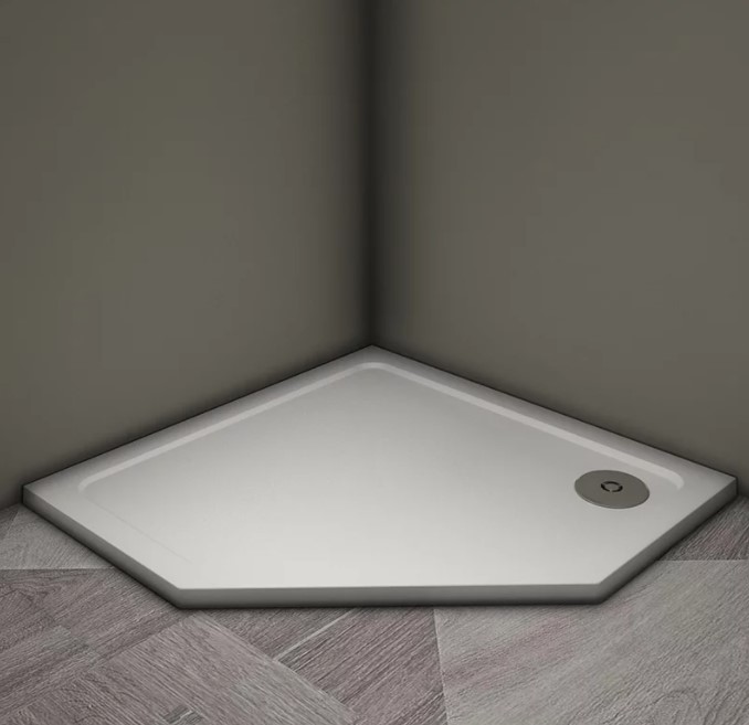 душевой поддон veconi tezeo stone tz-12 100x100 белый глянцевый