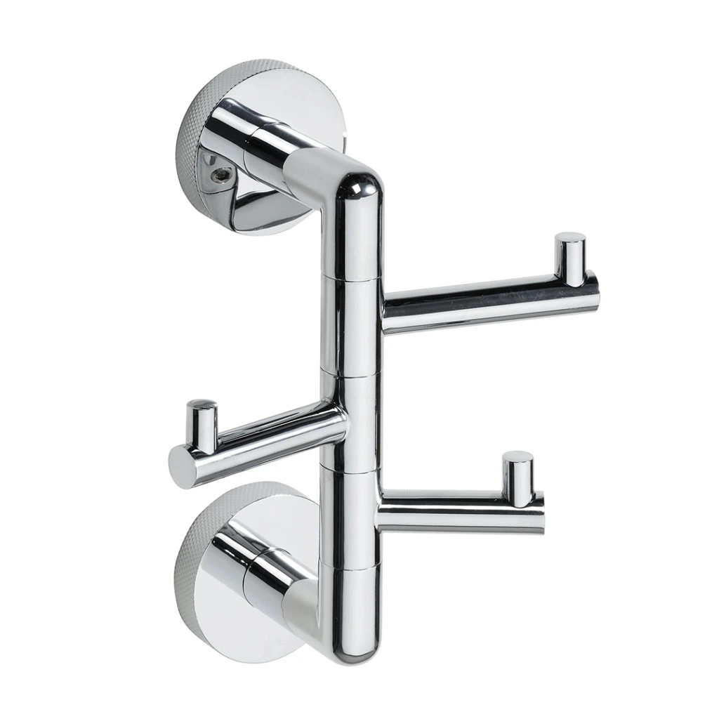 крючок тройной bemeta stella 166206072 поворотный, хром