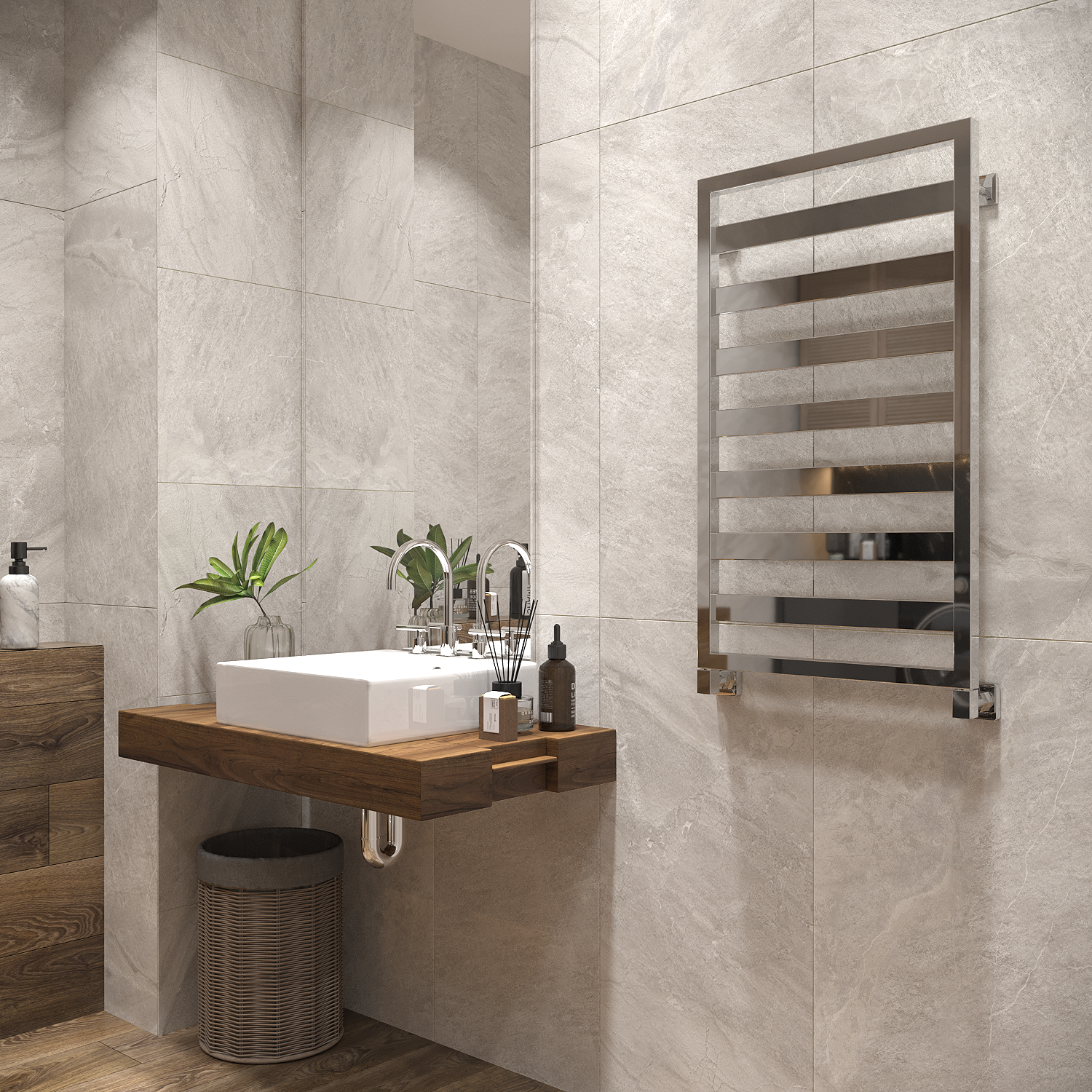 полотенцесушитель водяной stinox tempra 50x90