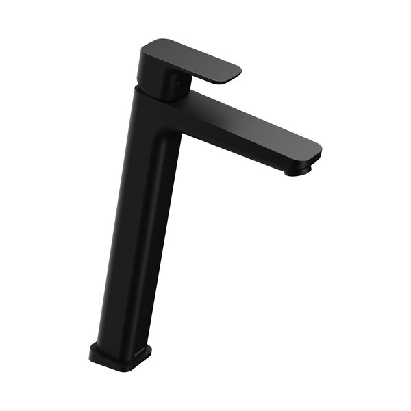 смеситель для умывальника ravak 10° free black td f 015.20 без донного клапана высокий черный