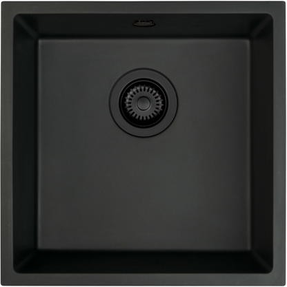 кухонная мойка deante corda zqa_n10a 44x44 черный