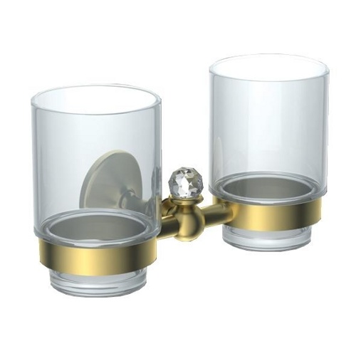 стакан двойной art&max antic crystal am-2688sj-do