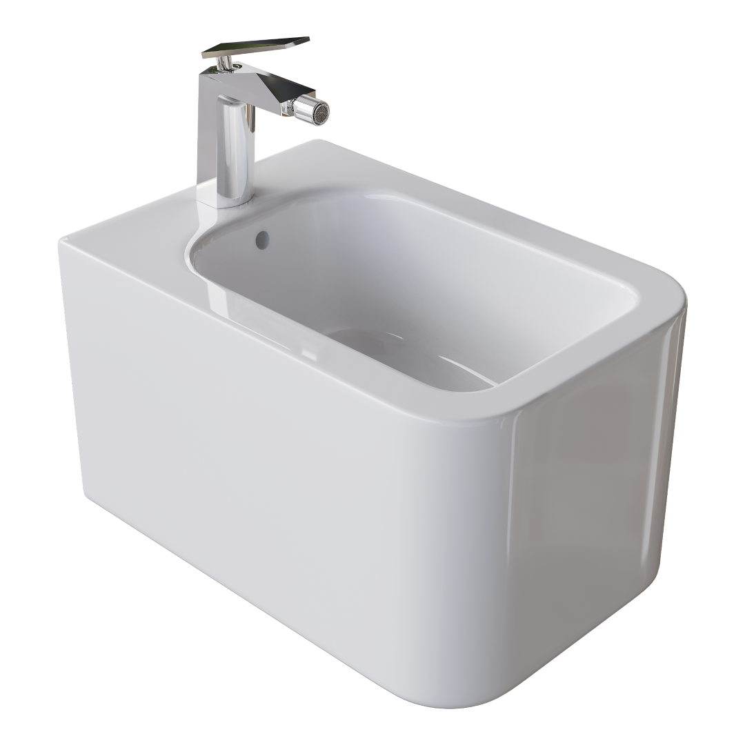 биде подвесное boheme mane 970-bdt-w 35x52 белый глянец