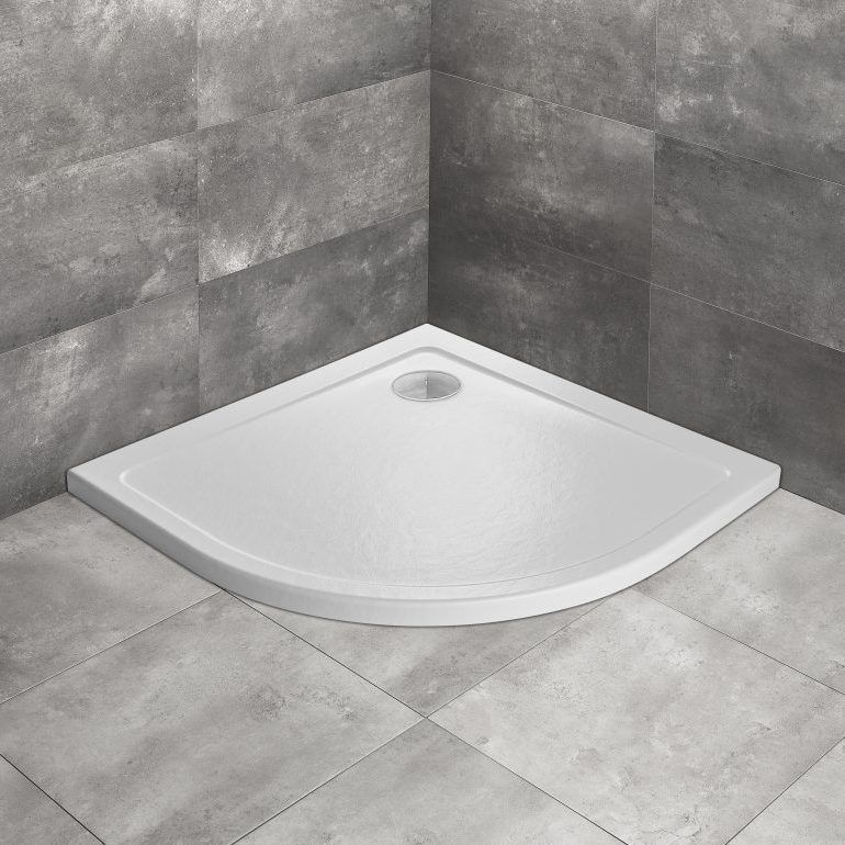 душевой поддон radaway doros a 80x80 stone white