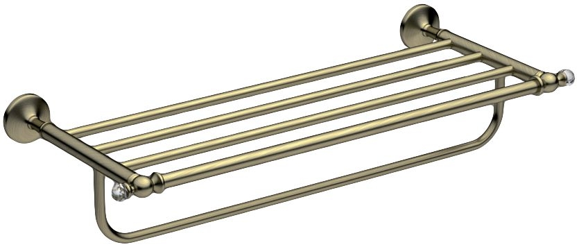 держатель для полотенец art&max antic crystal am-2622sj-br бронза