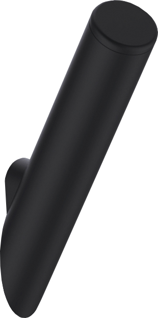 крючок одинарный deante silia nero adi_n111 черный