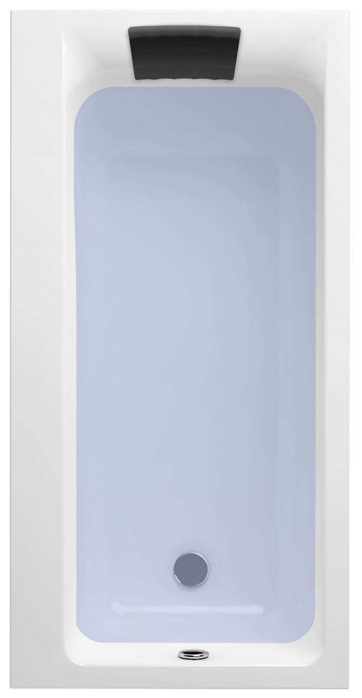 акриловая ванна lavinia boho catani 160x80 l с мягким силиконовым подголовником