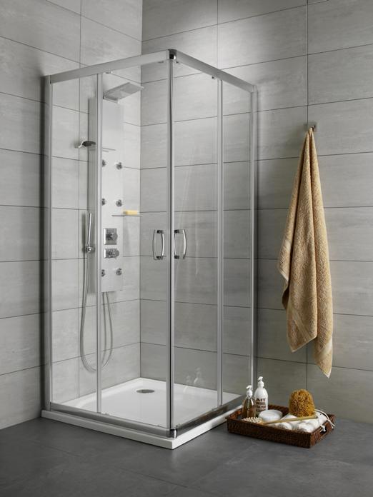 душевой уголок radaway premium plus c 90x90x190 прозрачное/хром