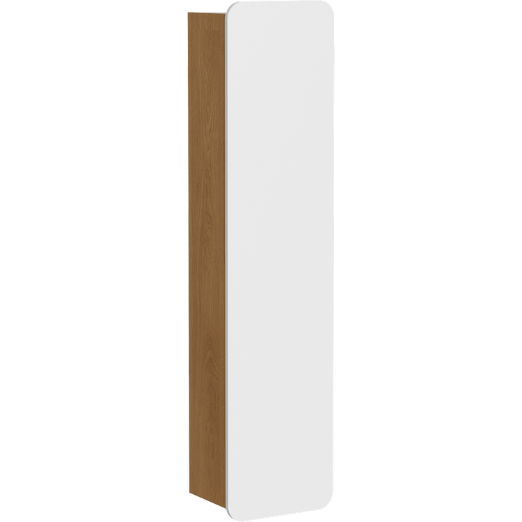 шкаф-пенал aqwella basic bas0535dz 35 дуб золотой