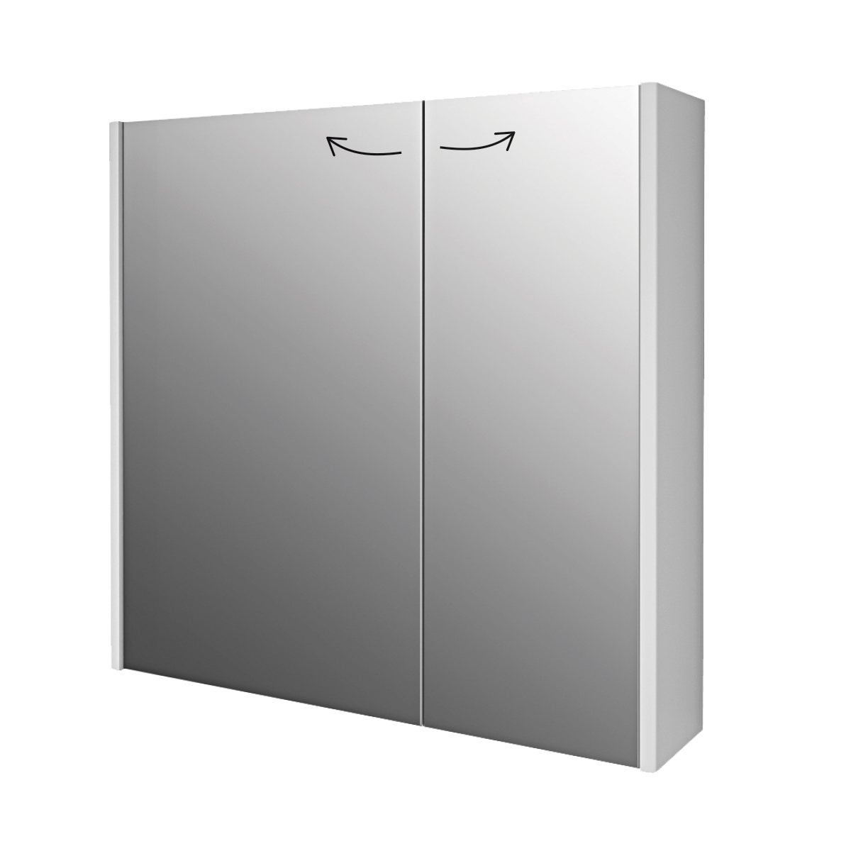 шкаф с зеркалом dreja prime 70 99.9305 белый