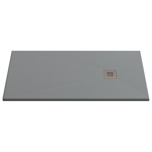 душевой поддон gooddoor essentia 170x80 серый