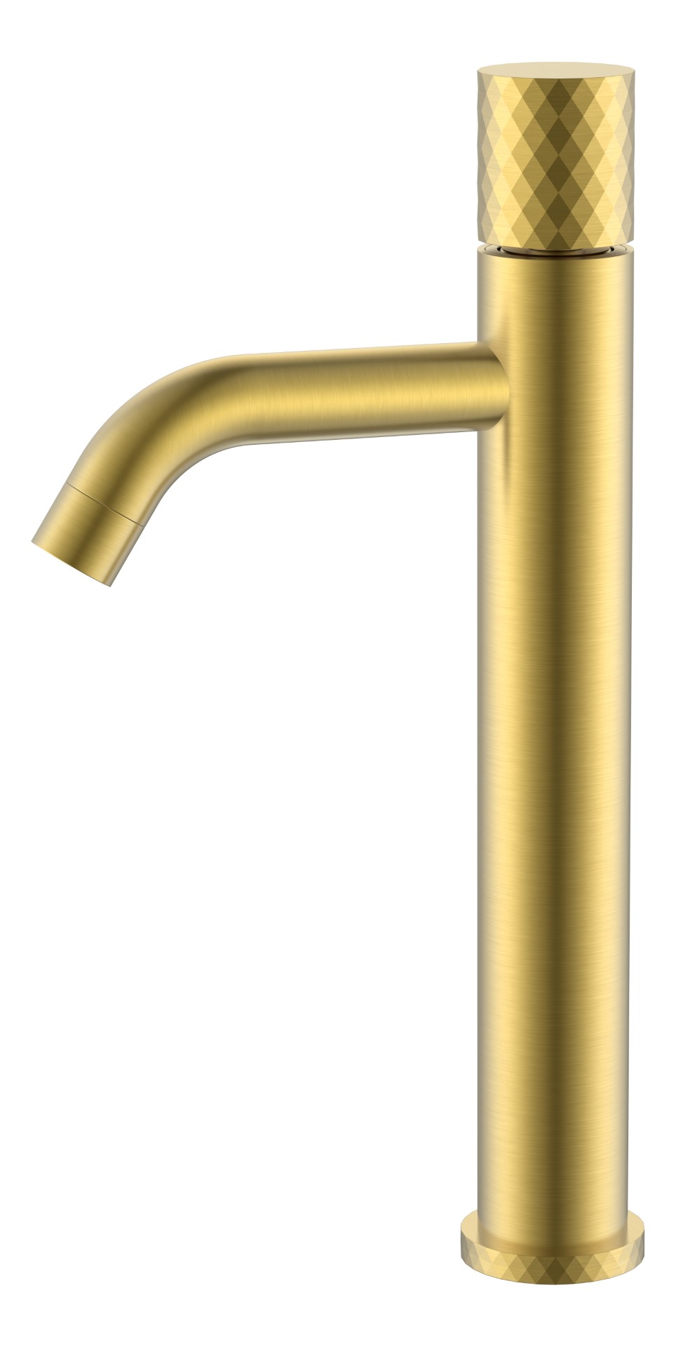 смеситель для умывальника boheme stick diamond matt gold матовое золото