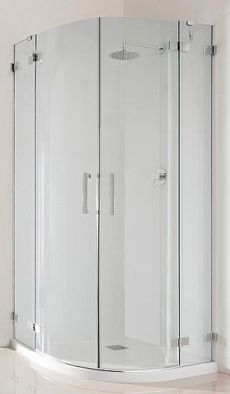 душевой уголок radaway euphoria pdd 100x80 прозрачное/хром