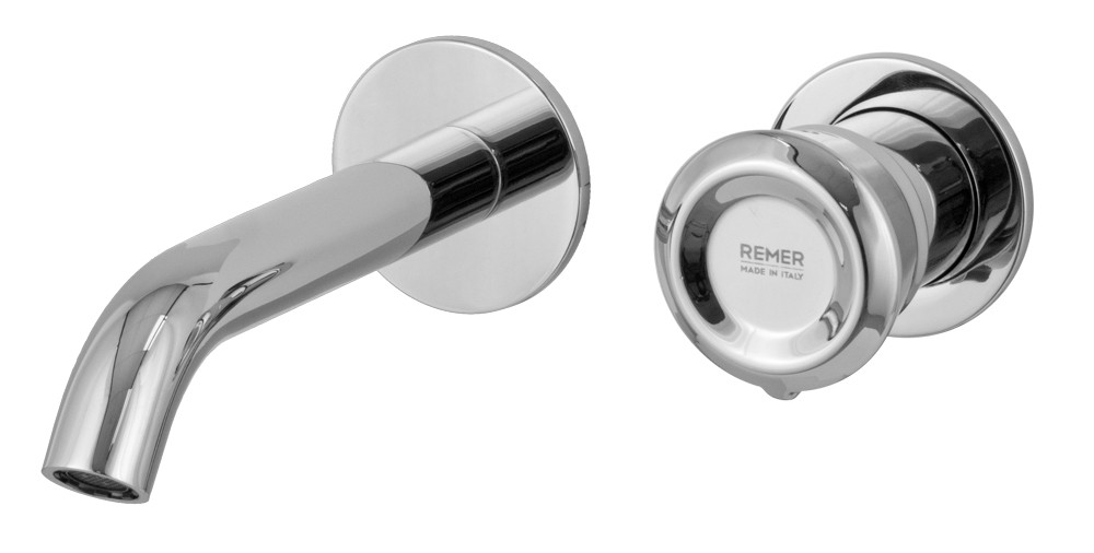 смеситель скрытого монтажа для умывальника remer element et15p хром