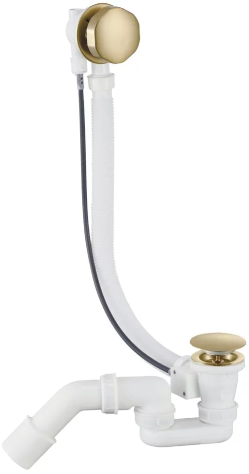 сифон для ванны vivi felice f-2 oro opaco золотой матовый
