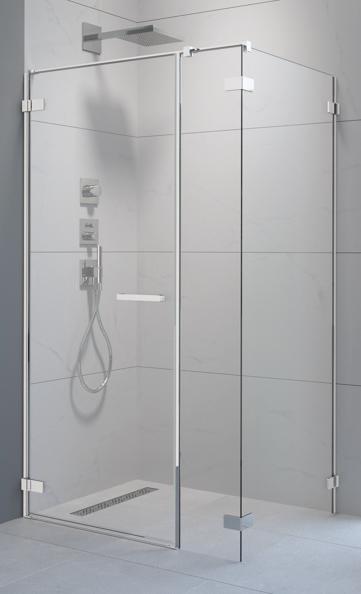 душевой уголок radaway arta kds i 100x70 прозрачное/хром