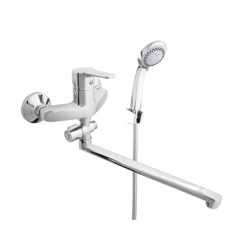 смеситель для ванны rubineta uno-12/c n2cd01 хром
