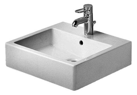 умывальник duravit vero 0454500000 50x47