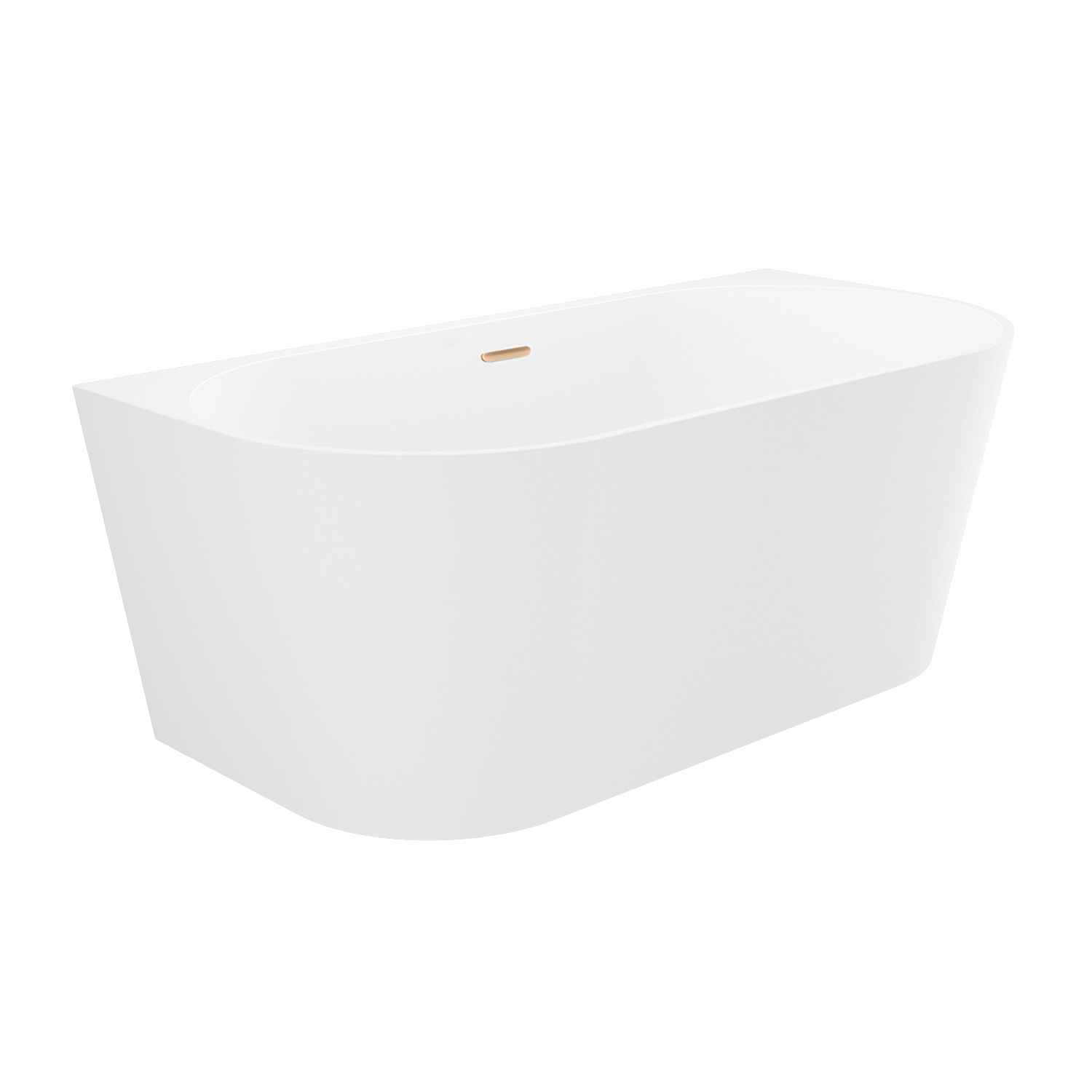 ванна акриловая wellsee excellence pro 150x73 (слив-перелив золото) белый глянец
