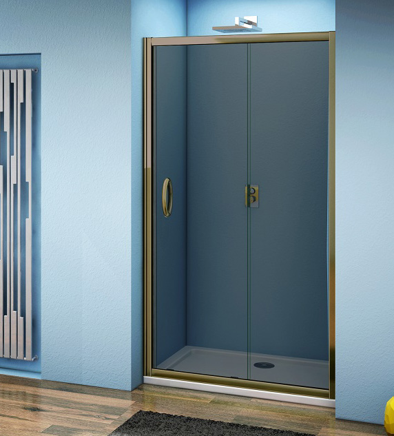душевая дверь gooddoor jazz wtw-140-b-br 140х185