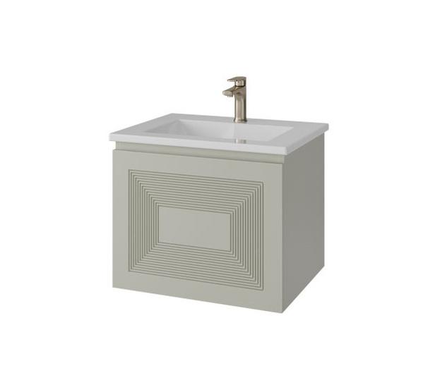 тумба подвесная caprigo modo quarta 60 35711-sf023 бежевый