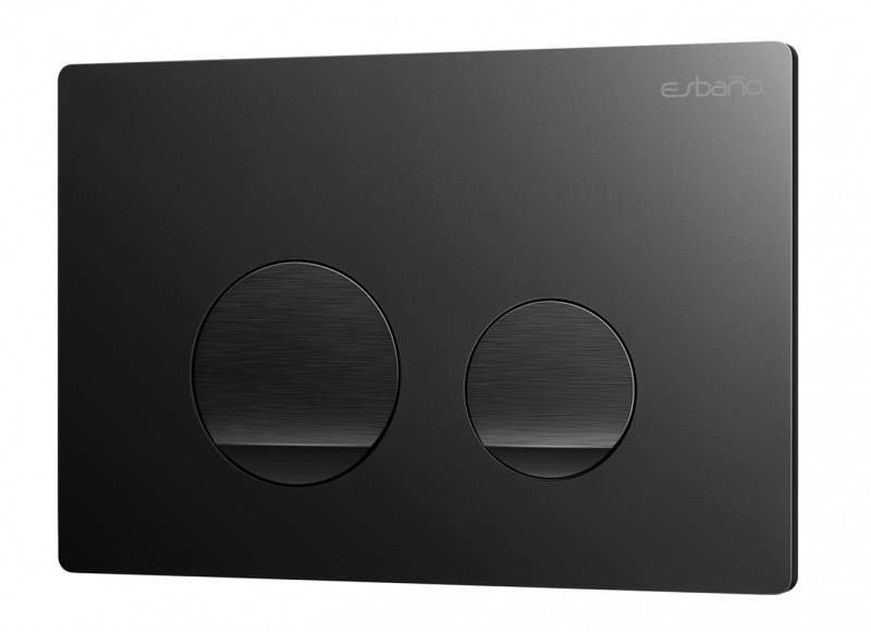 кнопка смыва esbano slim-37mb черный матовый